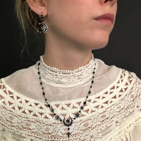 Victorian Mourning Necklace Mementomoridesignsnyc