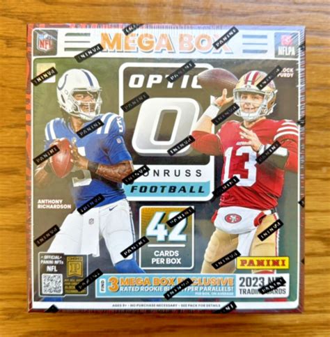 Panini Nfl Donruss Optics Football Trading Card Mega Box Wal Mart