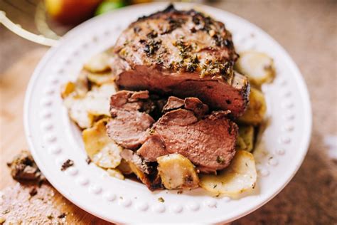 Herb Roasted Leg Of Lamb Boneless With Potatoes Hungry Wanderlust