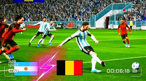 Fifa World Cup Argentina Vs Belgium Semi Finale Lionel Messi