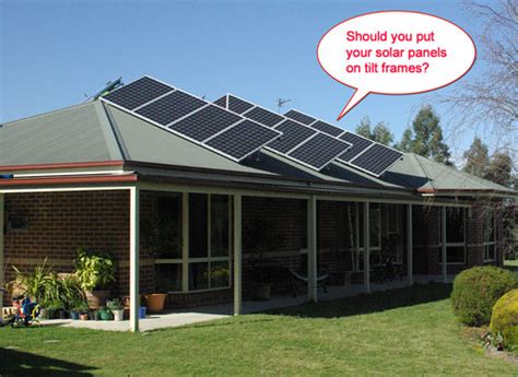 Solar Panel Tilt Frames Are They Worth It Solar Quotes Blog