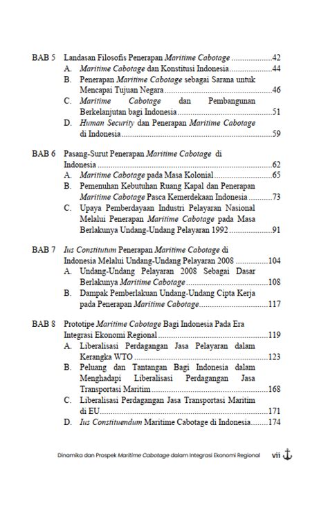 Buku Dinamika Dan Prospek Maritime Cabotage