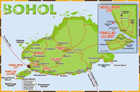 Bohol Map By Xed83 On Deviantart