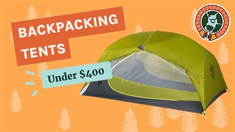 5 Best Backpacking Tents Under 400 Youtube