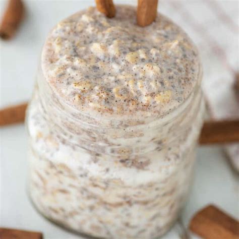 Cinnamon Overnight Oats Chisel And Fork