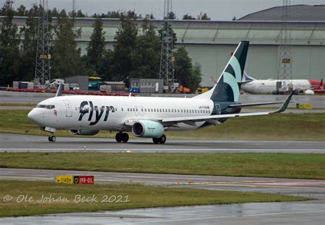 Flyr B737 82R LN FGB At ENGM OSL 01 08 2021 Boeing 737 82R Flickr