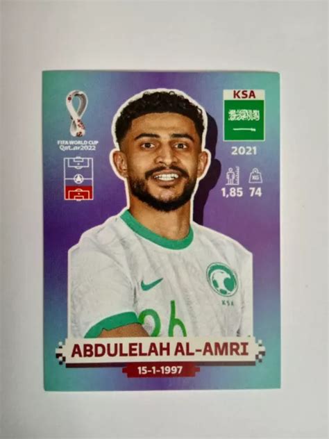 FIGURINA PANINI FIFA World Cup Qatar 2022 Saudi Arabia Al Amri Ksa 5