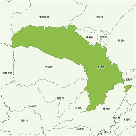 群馬県高崎市の地図 Map It マップ・イット