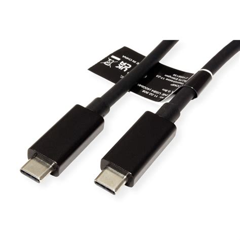 Roline Usb4 Gen 3 Cable Pd Power Delivery 20v5a With Emark C C M