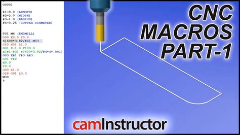 Programming CNC Macros Part 1 YouTube