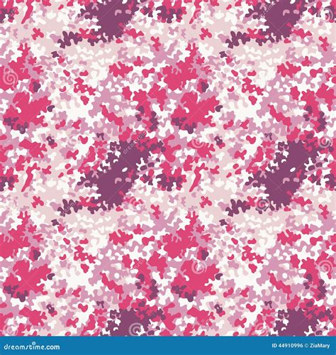 Textura Cor de rosa Da Camuflagem Ilustração do Vetor Ilustração de