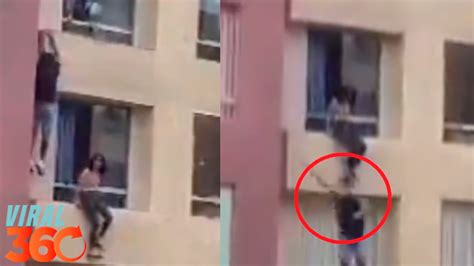 VIRAL Hombre Cae De Un Cuarto Piso Al Intentar Evitar Suicidio