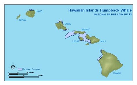 Maps | Hawaiian Islands Humpback Whale National Marine Sanctuaries