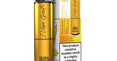 Vape E Cigarrette Wholesale Ivg In Multi Flavour Mango