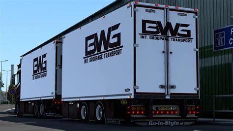 BWG SCANIA TANDEM CHEREAU TRAILER 1 47 ETS 2 Mods Ets2 Map Euro