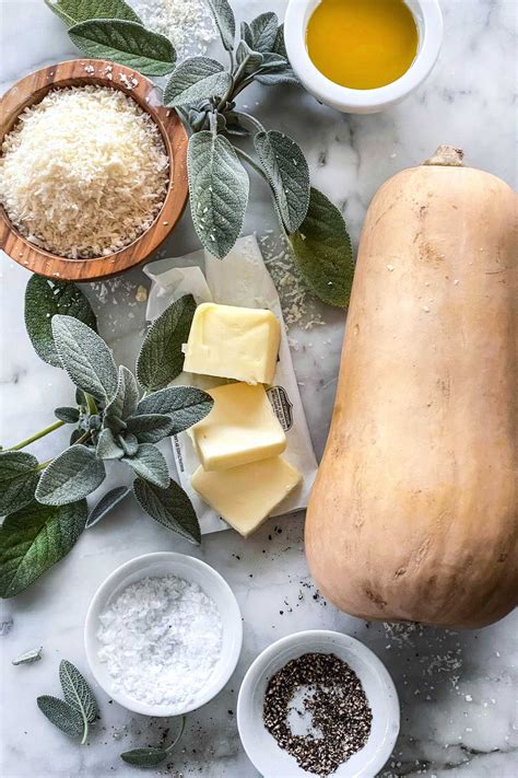 Roasted Butternut Squash With Sage And Browned Butter