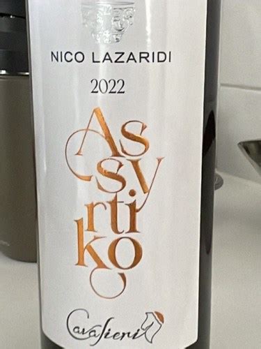 Nico Lazaridi Cavalieri Assyrtiko Vivino Us