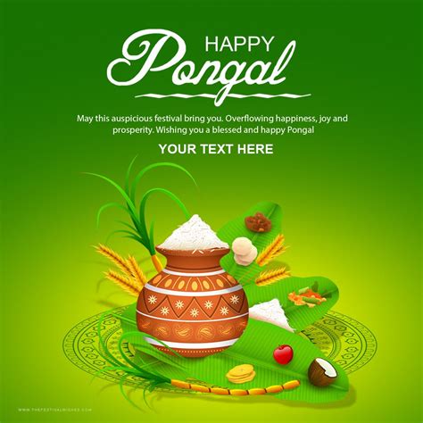 Wish You Happy Pongal 2024 Greetings In English With Name The