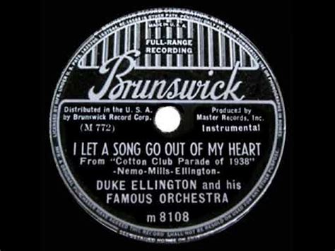 1938 HITS ARCHIVE I Let A Song Go Out Of My Heart Duke Ellington