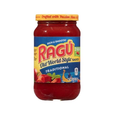 Ragu Old World Style Traditional Pasta Sauce Bottled Tomato Spaghetti Sauce 14 Oz Pack Of 12