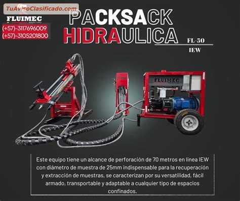 Perforadora Fl Hidraulica Packsack Para Actividades De De E