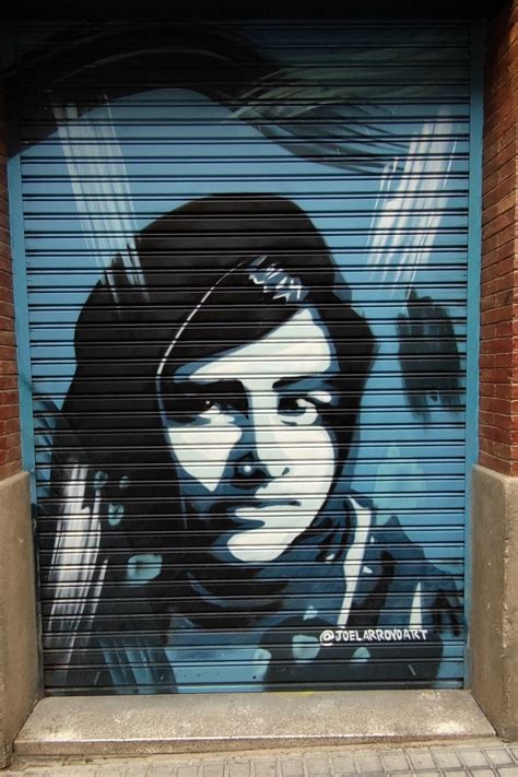 Barcelona Street Art Malala Yousafzai