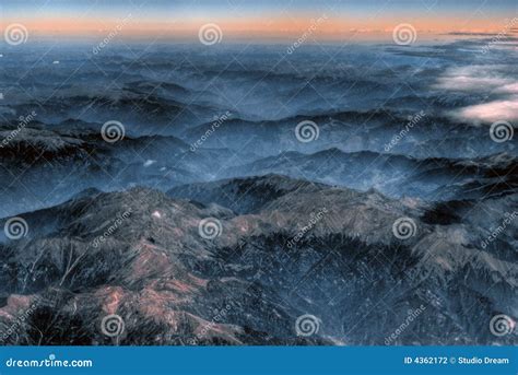 Himalayas aerial view stock photo. Image of himalayas - 4362172