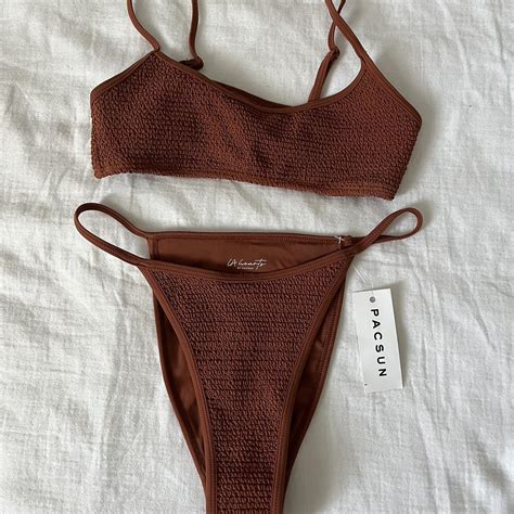 Brown Pacsun Bikini Never Worn No Flaws Just Depop