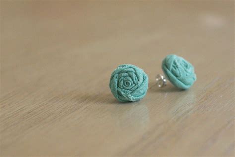 Rosette Earrings New In The Shop