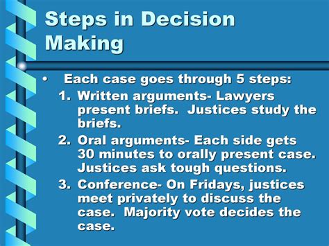 Deciding Cases At The Supreme Court Ppt Download