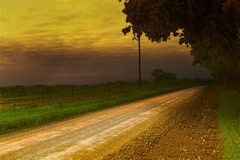 Country Road Sunrise Wallpaper