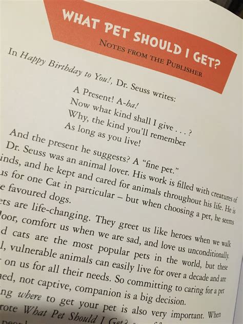 Be Thou Exalted What Pet Should I Get By Dr Seuss Book Review