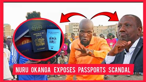 Kuprint Passports Ni Shida FURIOUS NURU OKANGA EXPOSES PASSPORT