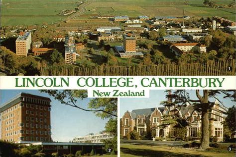 Lincoln College Canterbury, New Zealand