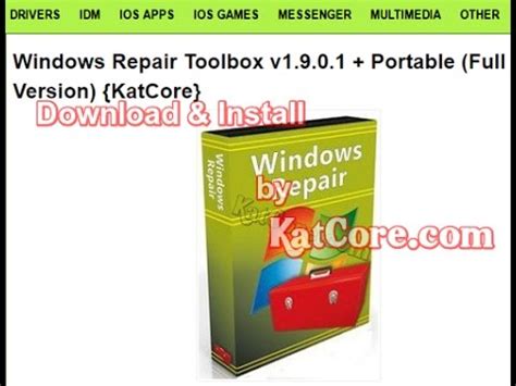 Windows Repair Toolbox V1 9 0 1 Portable Latest May 2017 YouTube