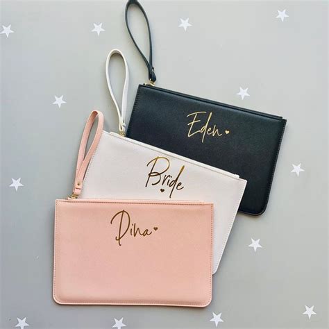 These Beautiful Bridesmaid Clutch Bags Make The Perfect Personalised