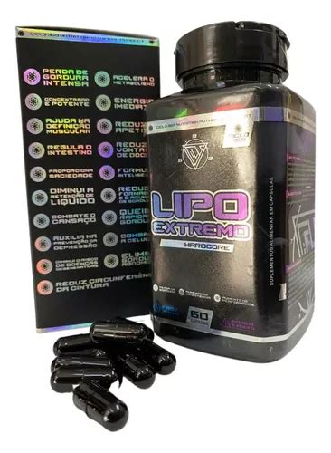 Hardcore Thermogenic Extreme Lipo 60 cápsulas sabor insípido de alto