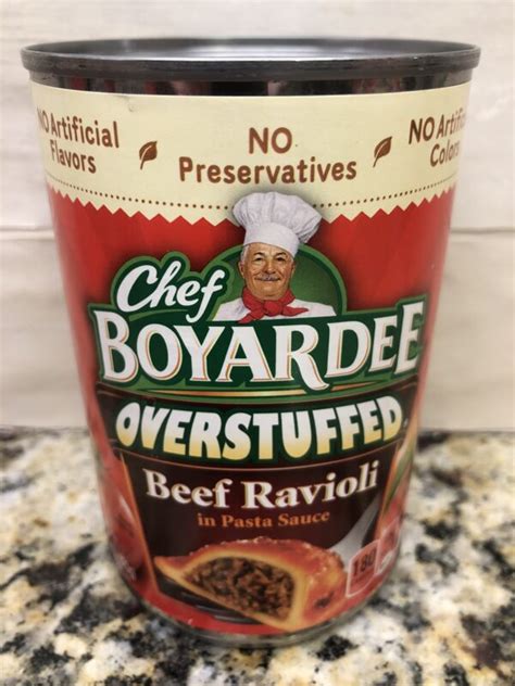 6 Cans Chef Boyardee Overstuffed Beef Ravioli In Tomato Sauce Pasta 15 Oz Jt Outfitters