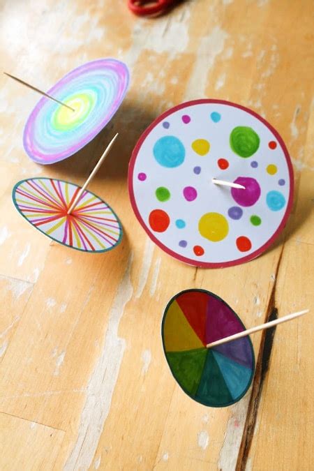 Easy Forces Science Lesson Plan With Free Spinning Tops Printable