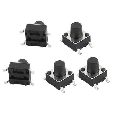 Switches 5pcs 6mm X 6mm X 7mm Panel Pcb Momentary Tactile Tact Push Button Switch Dip Amazon