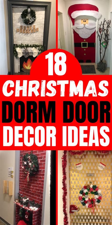 18 Christmas Dorm Door Decor Ideas Dorm Door Decorations Christmas