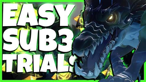 Dauntless Stormclaw Trials EASIEST Sub 3 Build And Guide YouTube