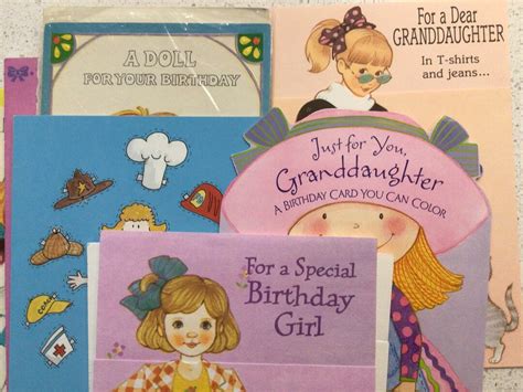 Vintage Paper Doll And Toy Greeting Cards Etsy