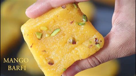 Mango Barfi Aam Ki Burfi How To Make Mango Burfi आम नारियल की