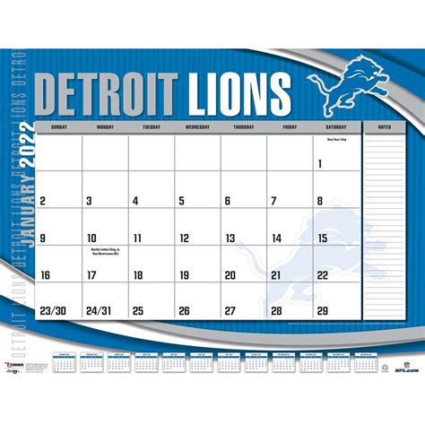 Detroit Lions Printable Schedule 2023 - Printable Word Searches