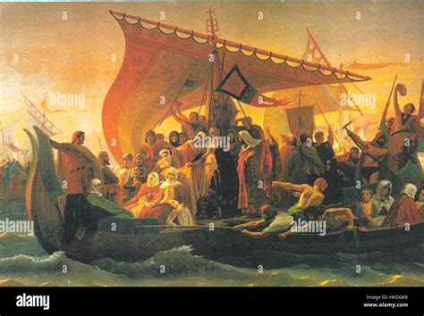 Crusaders Painting Hi Res Stock Photography And Images Alamy