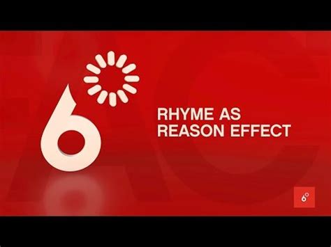 Psycho Sensory Fact 4 Rhyme As Reason Effect YouTube