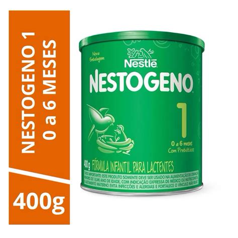 Leite Nestogeno De 0 A 6 Meses - Nestogeno 1 Fórmula Infantil 0 a 6 meses - 400g - Nestlé | Shopee Brasil