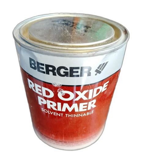 Solvent Berger Red Oxide Primer Wood L At Rs In Patna Id