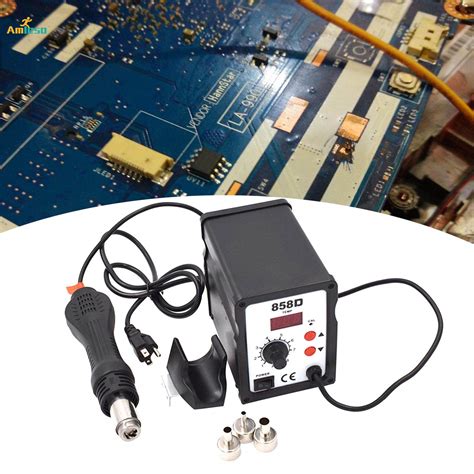 Digital Soldering Station 858D Hot Air Reworks Station For Phone Maintenance Daraz Lk